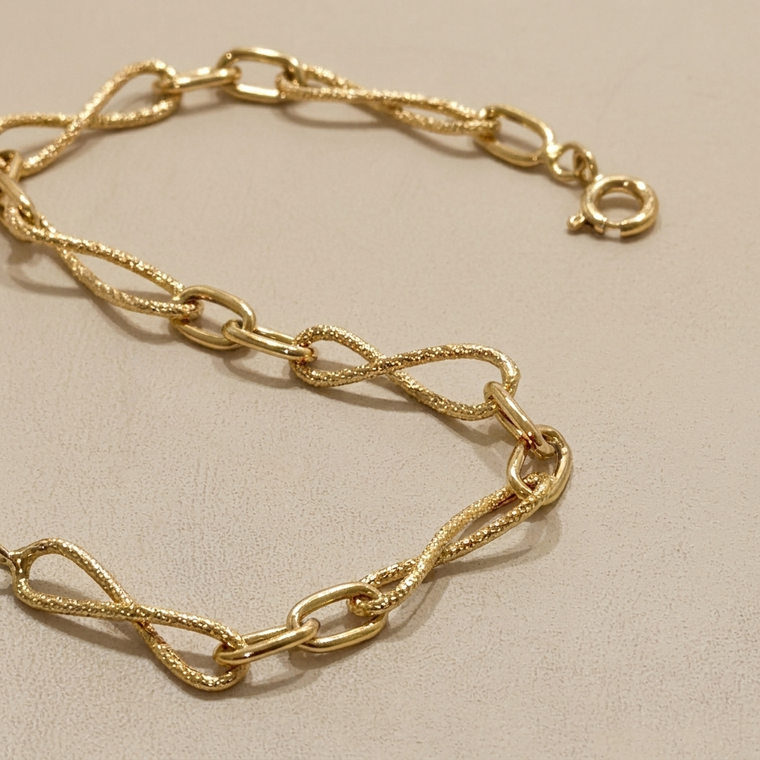 Infinity Gold Bracelet 5.40mm 3.35g