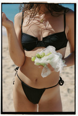 Bella Top - Black Ribbed