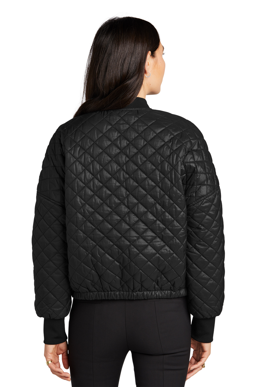Ladies' Mercer+Mettle Black Boxy Quilted Jacket - HOAG STORE