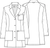 Ladies' Cherokee Lab Coat 33" - CK452