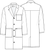 Men's Cherokee Lab Coat 38" - CK412