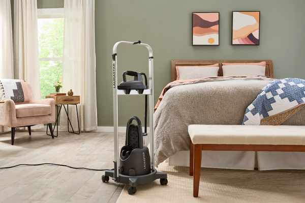 Quick Bedroom Refresh: Use Dry Microfine Steam in Under 10 Minutes Quick Bedroom Refresh: Use Dry Microfine Steam in Under 10 Minutes