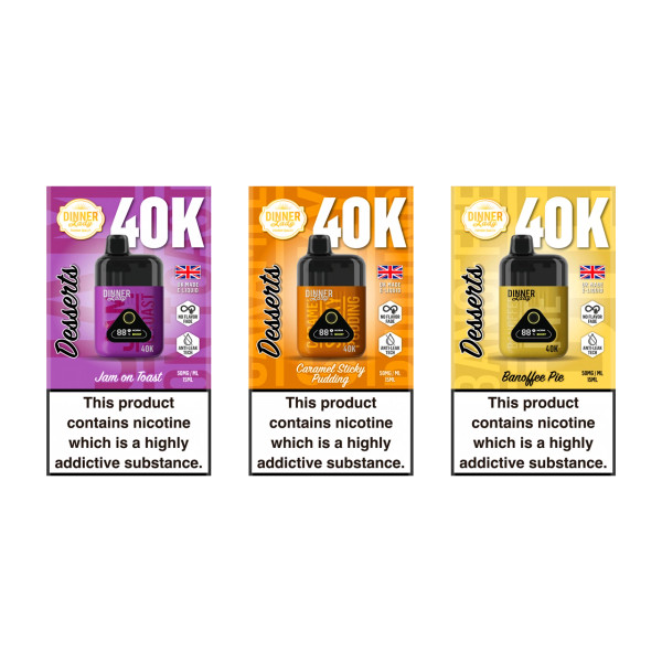 Dinner Lady Desserts 40K Vape