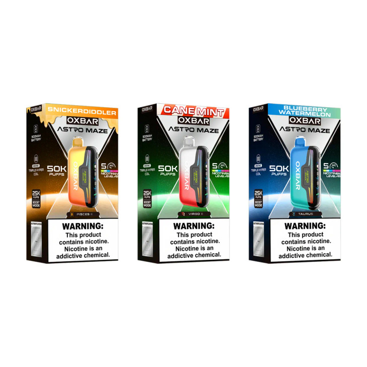 OXBAR Astro Maze 50K Nicotine Level Disposable Vape
