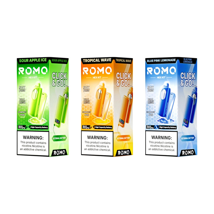 ROMO Hex 50K Puffs Kit & Pod Vape