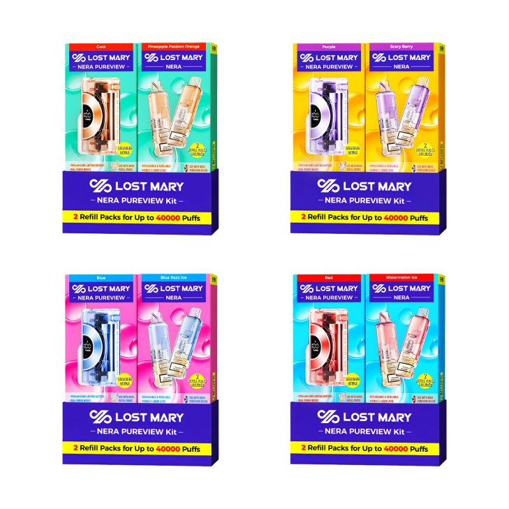 Lost Mary NERA Pureview 40000 Puffs Vape Kit
