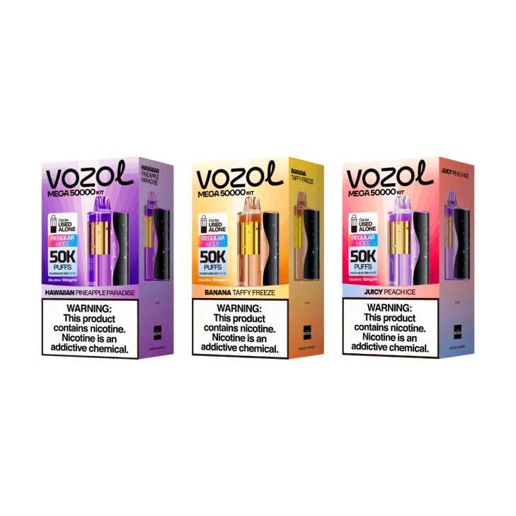 Vozol Mega 50000 Puffs Kit & Pod Disposable