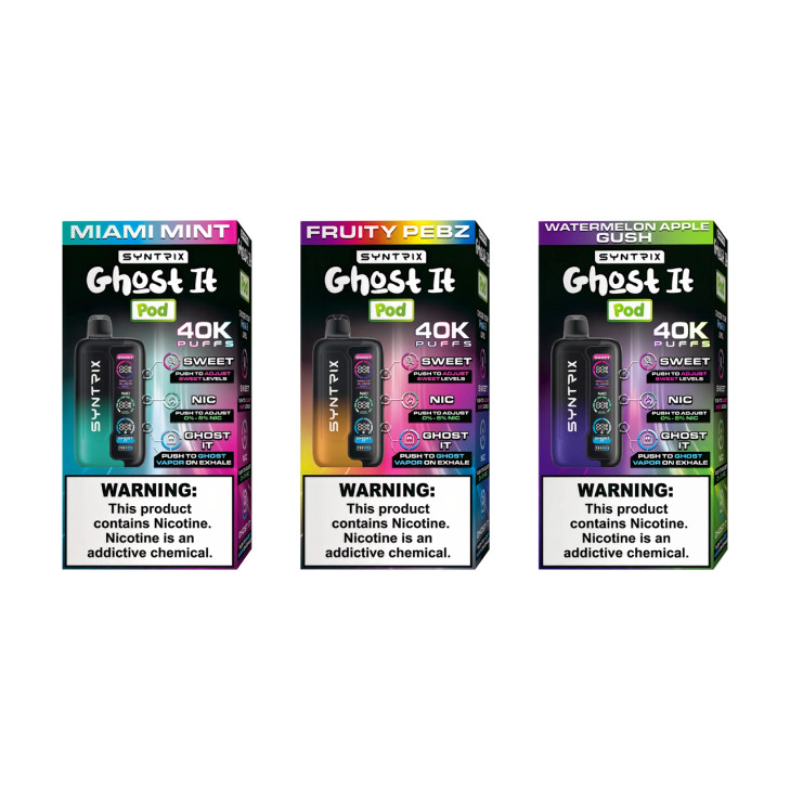 Pod Juice x SYNTRIX Ghost It 40000 Puffs Vape