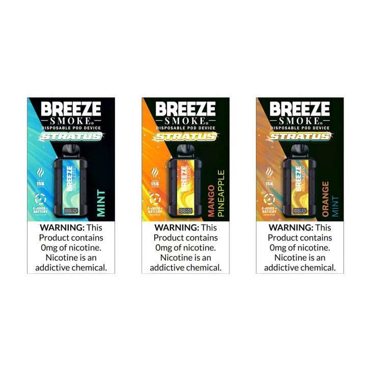 Breeze Stratus 15K Zero Nicotine