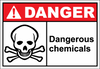 Danger Sign dangerous chemicals