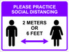 Covid 19 Social Distance Sign