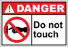 Danger Sign do not touch