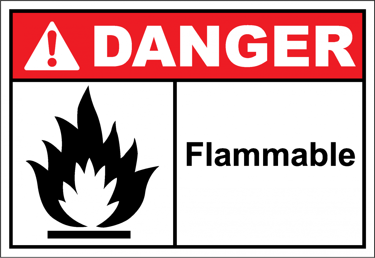 Danger Sign flammable