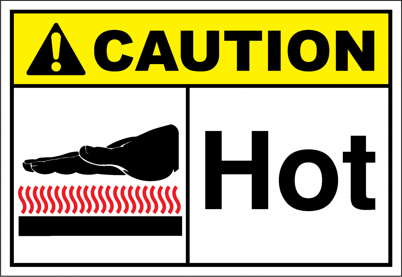 Caution Sign - hot - SafetyKore