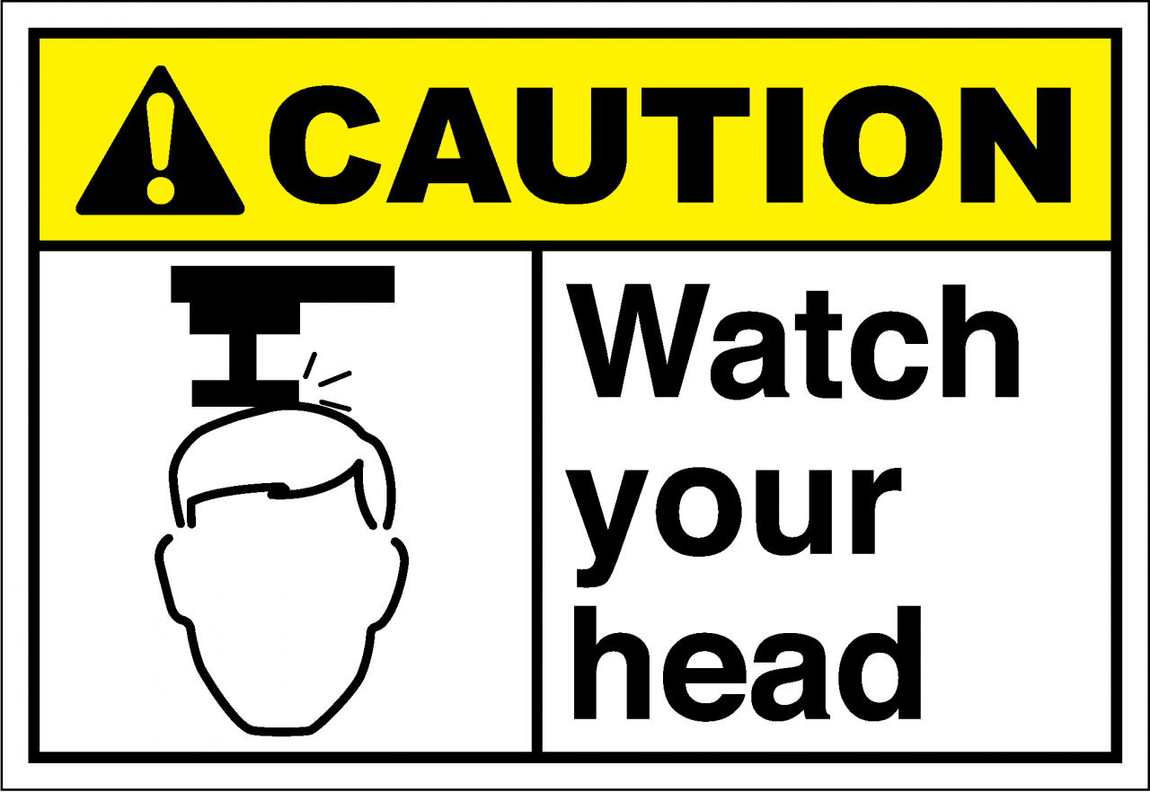 cautH303 - watch your head - SafetyKore.com