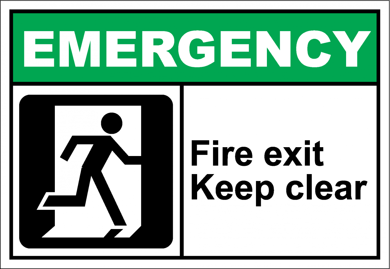 Amazon.com: Eco Friendly Fire Exit - Running Man Right Logo - 150 X 150mm :  Everything Else