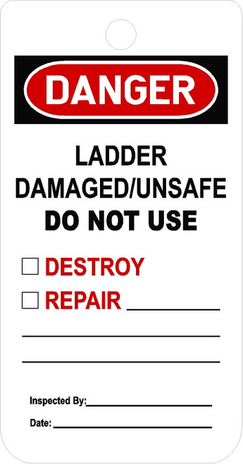Do Not Use Ladder tag