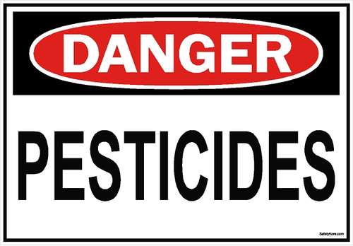 Pesticide Danger Sign