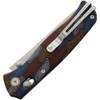 SRM 255L Ambi Lock Damascus 4.25" Folding Knife