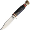 Marbles Skinner Knife Jigged Horn Stag Bone with Sheath
