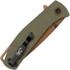 Browning Small Trailside Linerlock Knife Green Micarta