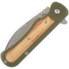 Gerber Confidant Linerlock Folding Knife OD Green Bamboo