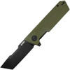 Kubey Avenger Black OD Green Linerlock Knife