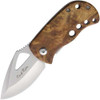 Rough Rider Linerlock Folding Knife with Brown Wood Handle