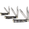 Rough Rider Black Ice Trapper Set with Midnight Pearl Handle