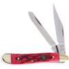 Hen & Rooster Peanut Red Pick Bone Pocket Knife