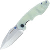 Defcon Linerlock Jade Sculpted G10 Handle Folding Knife