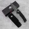 Klaken Riven Damascus Folding Knife