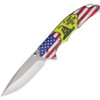Rough Rider Linerlock Don't Tread Flag Knife