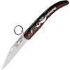 Okapi Brown Wood Handle Keyring Lock Folder