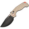 CJRB Doubletap Tan G10 Recoil Lock Knife
