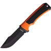 Marbles Black and Orange Fixed Blade Knife