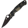 Spyderco Para Military 2 Camo Black DLC Knife
