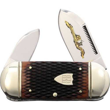 Rough Rider 2631 30th Anniversary Small Sunfish Knife Brown Bone