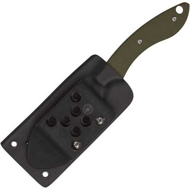 Spyderco Stok Bowie OD Green G10 Fixed Blade Knife