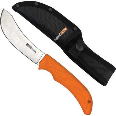 AccuSharp Butcher Knife with Sheath Orange Handle