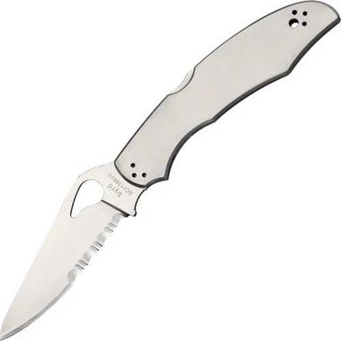 Byrd Cara Cara 2 Lockback Knife Partially Serrated Blade