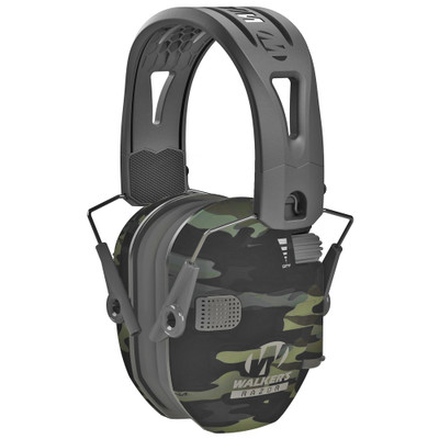Walker's Razor Rubber Headband Multicam Gray Earmuff