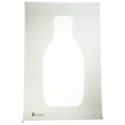 Action Target FBI/DEA Q Bright White 100-Pack Targets