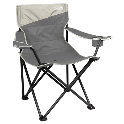 Coleman Grey Big & Tall Quad Camping Chair