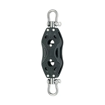 Harken 29mm Symmetrical Fishing Pulley, Double Swivel