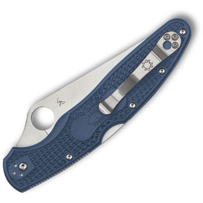 Spyderco Police 4 Lightweight Blue Knife