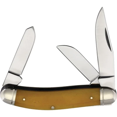 Cold Steel Gentleman's Stockman Yellow Bone Knife