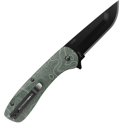 Outdoor Edge Razor VX1 Green Folding Knife