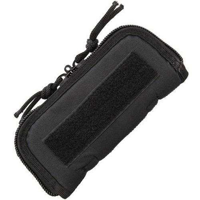 Carry All Black Cordura 7 Inch Zipper Pouch