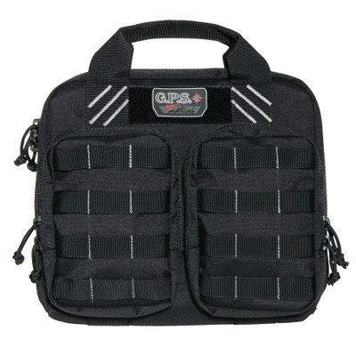 GPS Tactical Double Pistol Black Range Bag